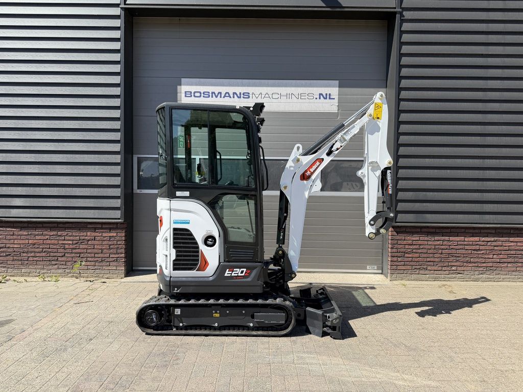 Bobcat E20 z minigraver binnendraaier NIEUW
