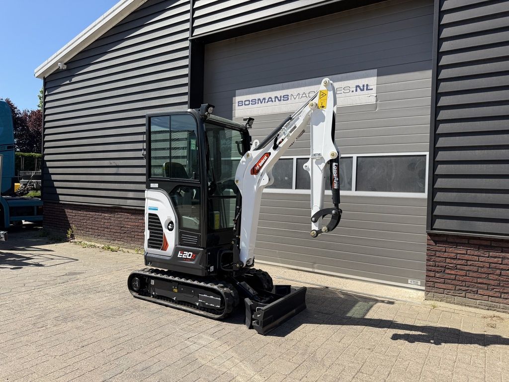 Bobcat E20 z minigraver binnendraaier NIEUW
