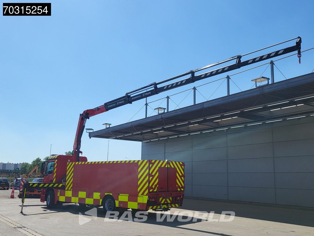 Mercedes Actros Actros 1827 4X2 Fire truck Watertank for electrical vehicles Winch Palfinger PK19.001SLD Crane