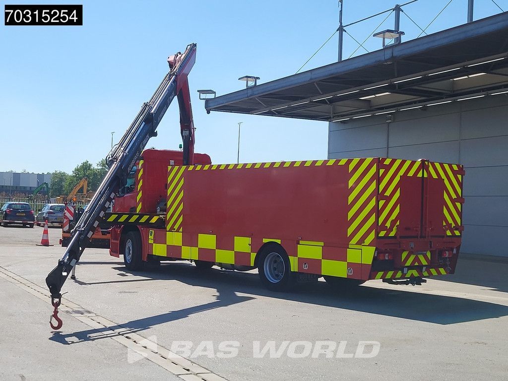 Mercedes Actros Actros 1827 4X2 Fire truck Watertank for electrical vehicles Winch Palfinger PK19.001SLD Crane