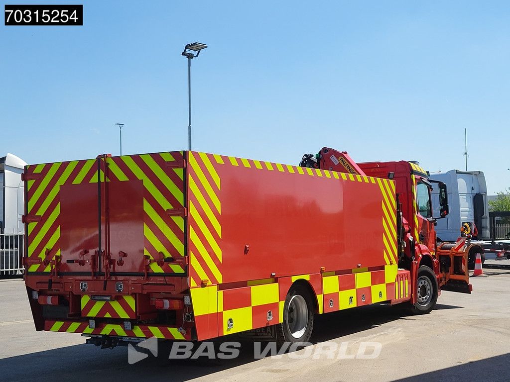 Mercedes Actros Actros 1827 4X2 Fire truck Watertank for electrical vehicles Winch Palfinger PK19.001SLD Crane