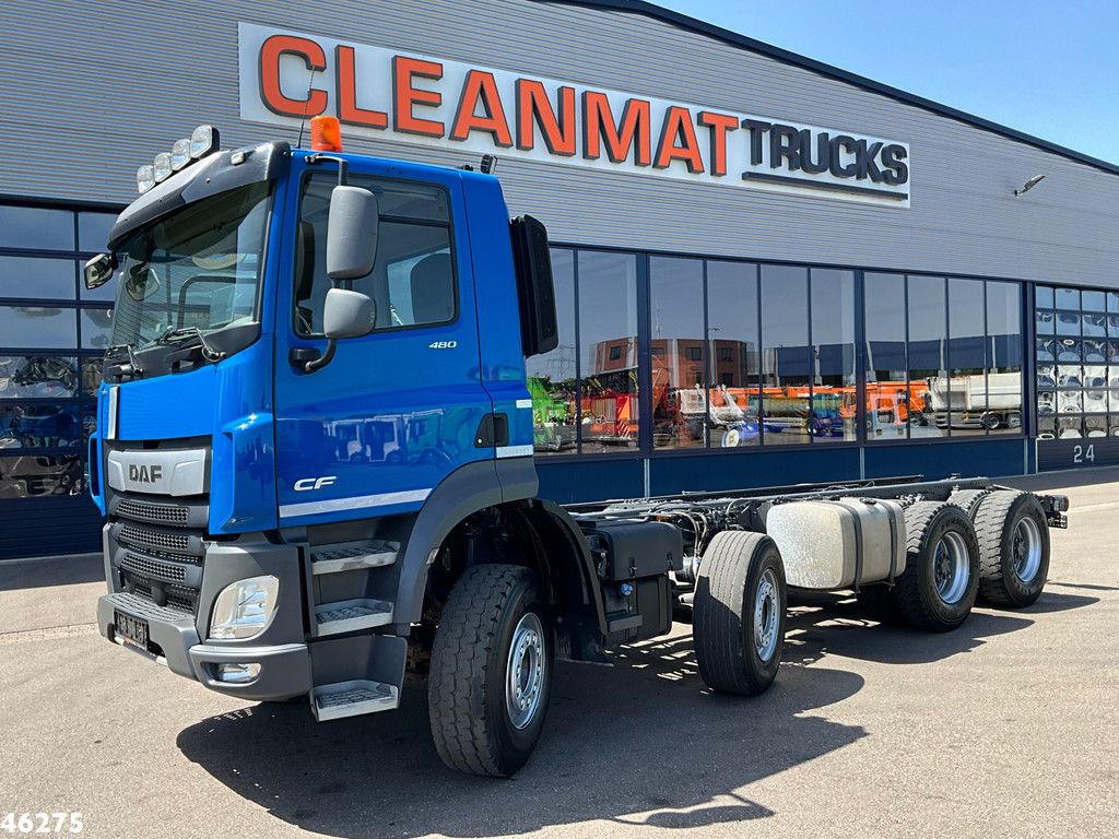 DAF FAD CF 480 8x4 Euro 6 Chassis cabine with PTO
