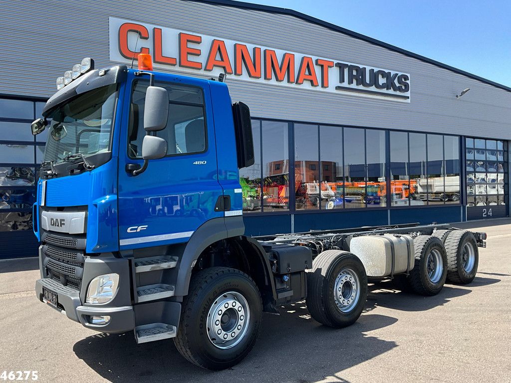 DAF FAD CF 480 8x4 Euro 6 Chassis cabine with PTO