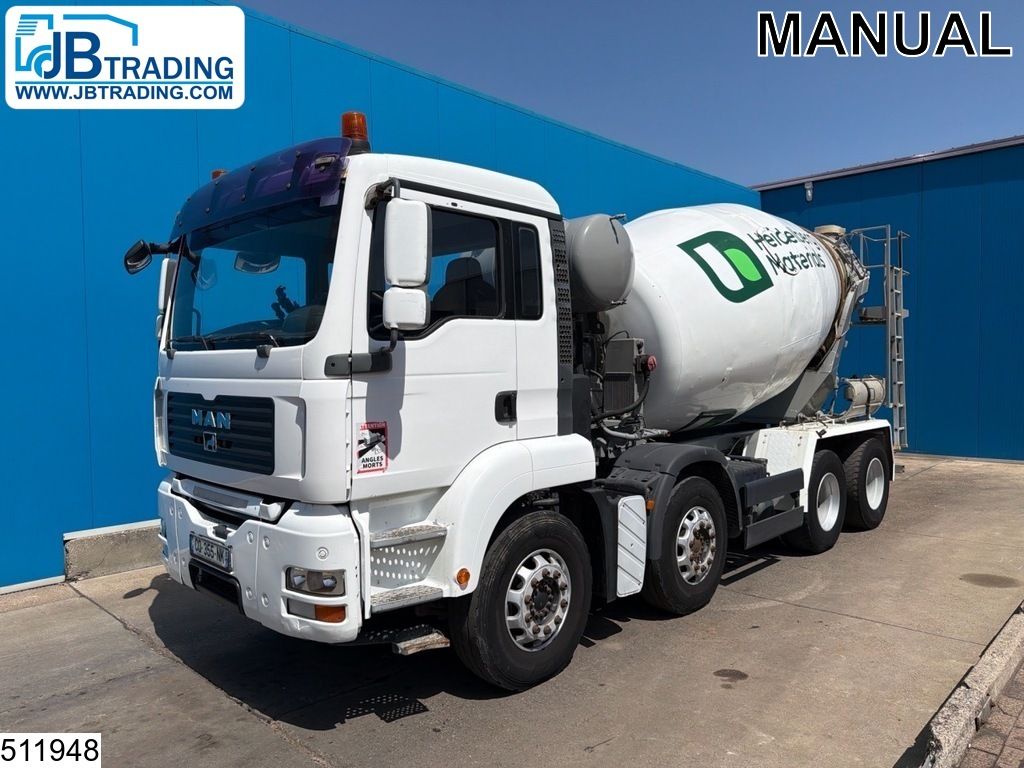 MAN TGA 32 360 8x4, Schwing-Stetter, Steel suspension
