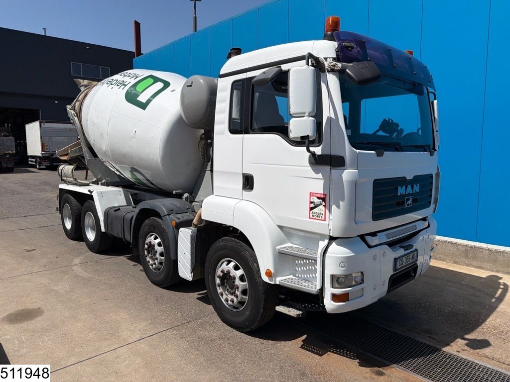MAN TGA 32 360 8x4, Schwing-Stetter, Steel suspension