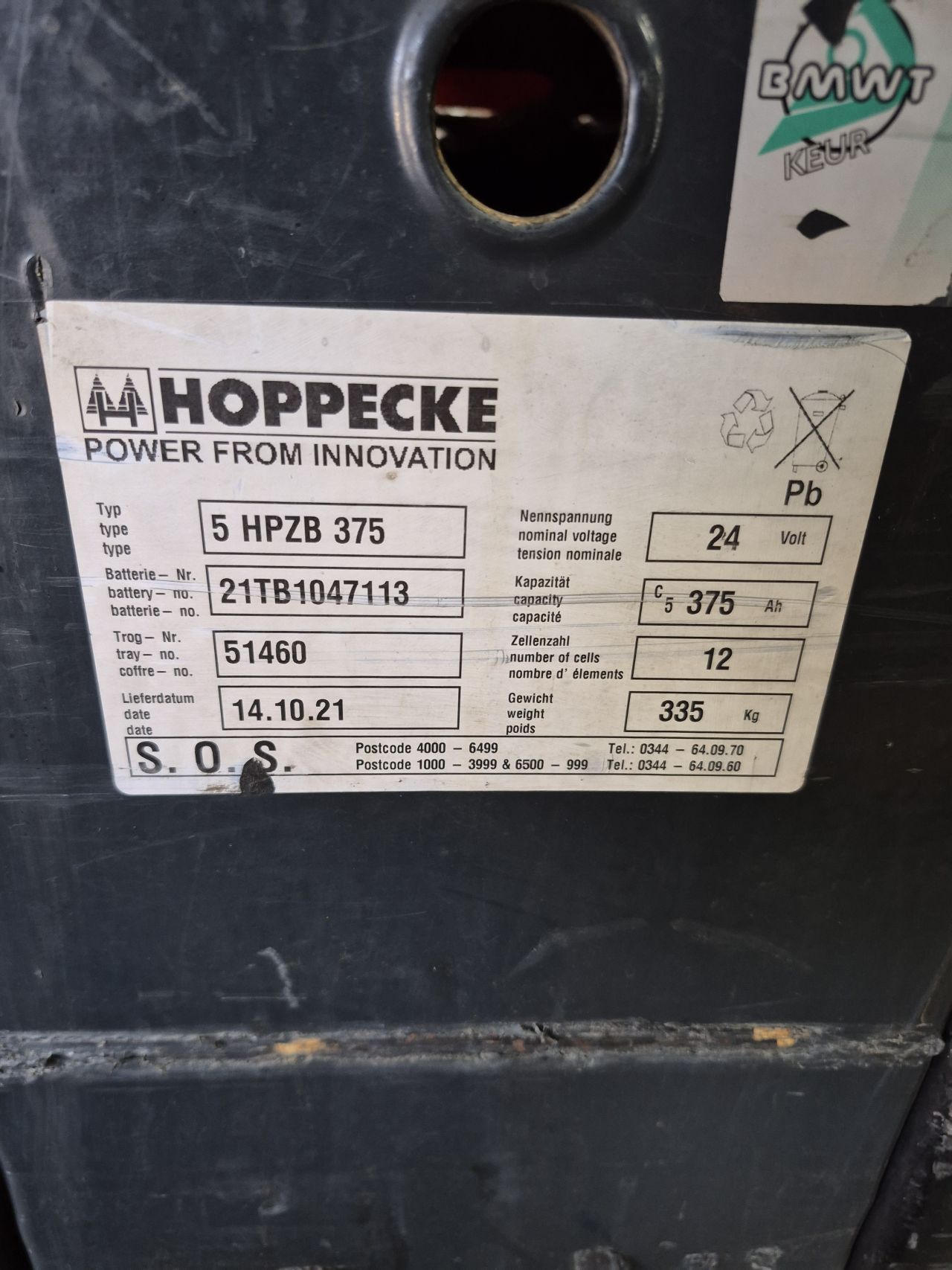 BT SPE 160 duplo freelift 4.190 mm bj 2014 1891 uur