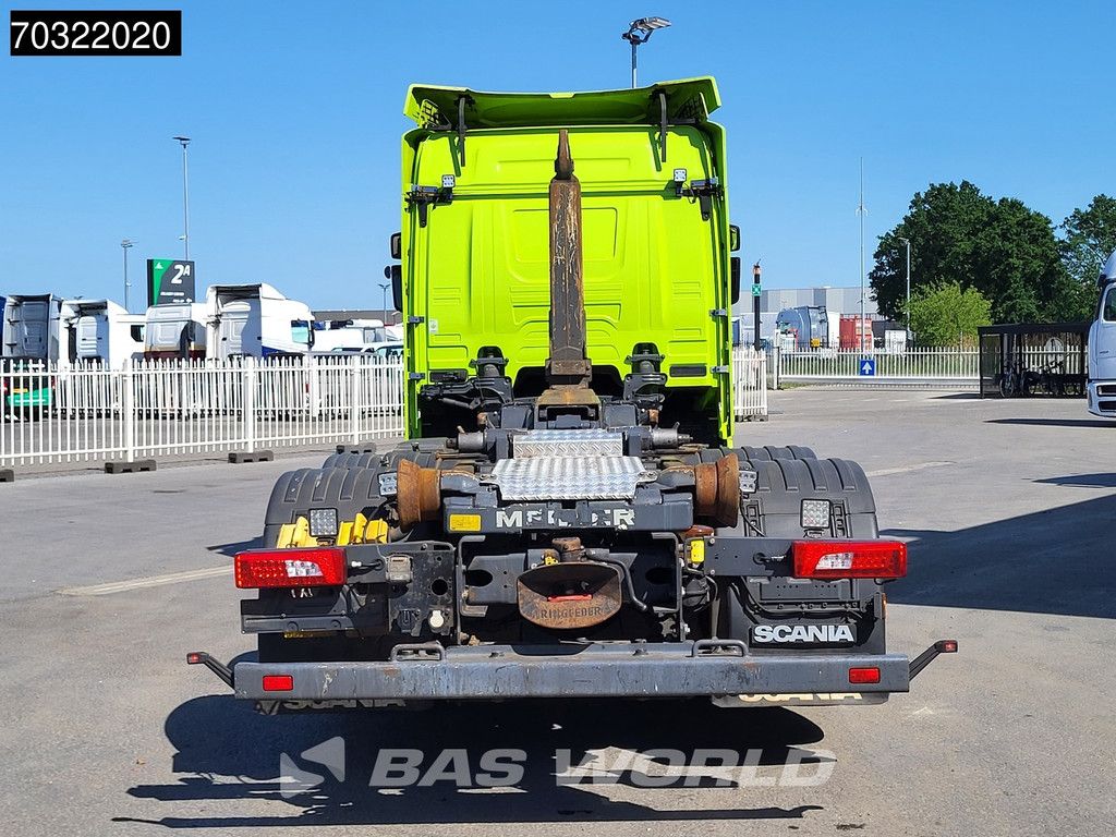 Scania R450 6X2 Meiller RS 21 70 containersystem Lift+steering axle Automatic Retarder Euro 6
