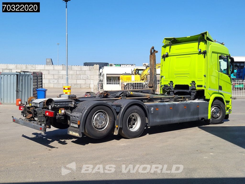 Scania R450 6X2 Meiller RS 21 70 containersystem Lift+steering axle Automatic Retarder Euro 6