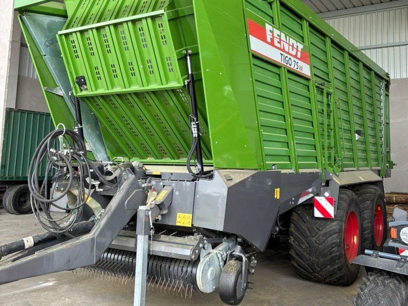 Fendt Tigo 75 VR mit ganz großer Bereifung 800/45 R30,5 und Topausstat