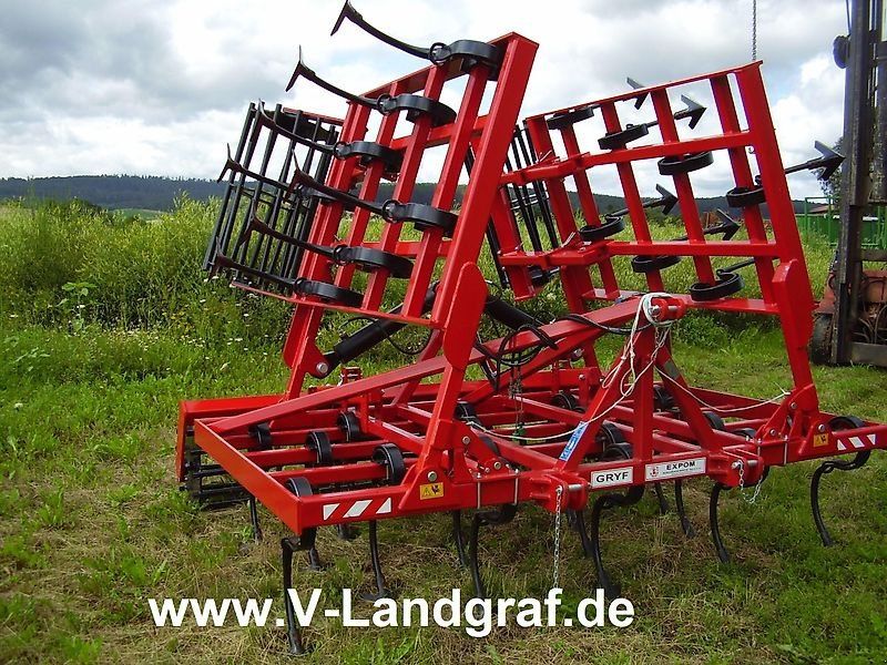 Expom Gryf Federzinkenegge Fein 4 m Rohrstabwalze