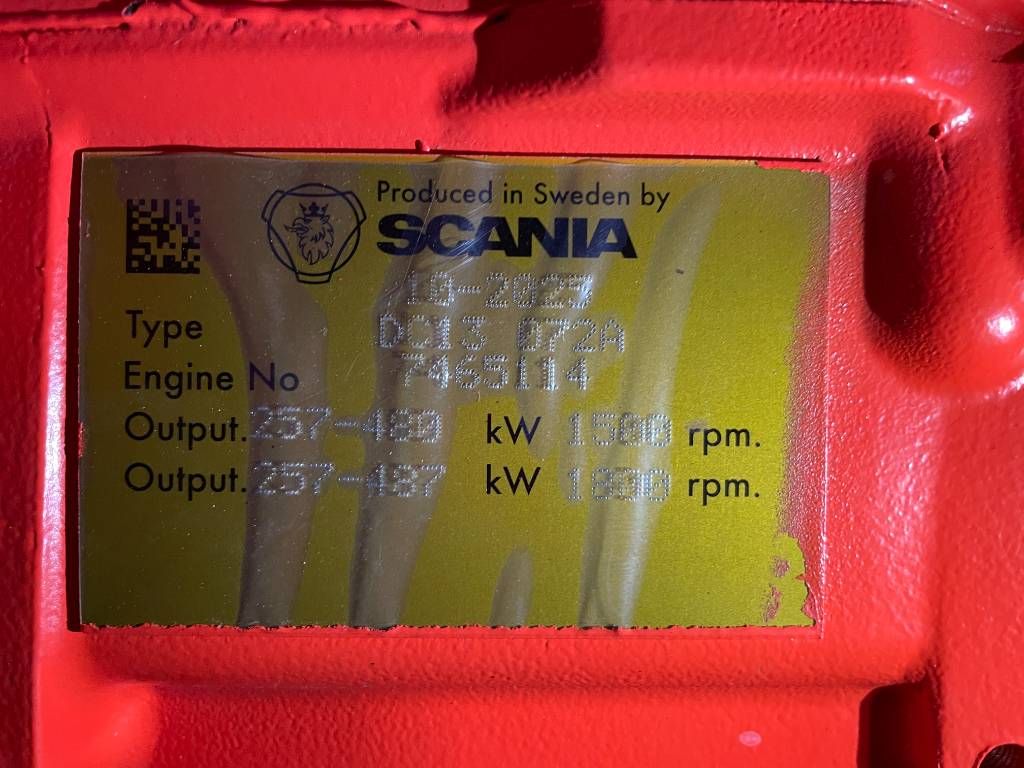 Scania DC13 072A - 440 kVA Generator - DPX-19762