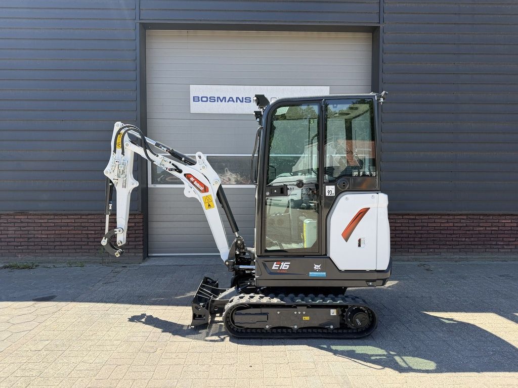 Bobcat E16 minigraver NIEUW €395 LEASE