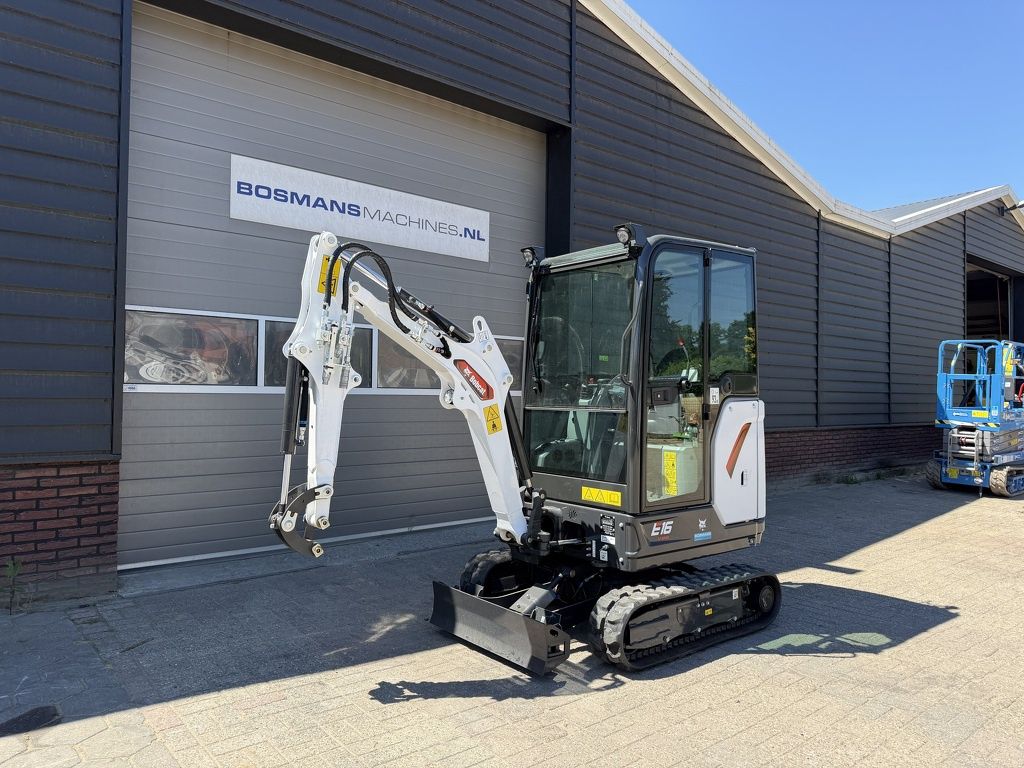 Bobcat E16 minigraver NIEUW €395 LEASE