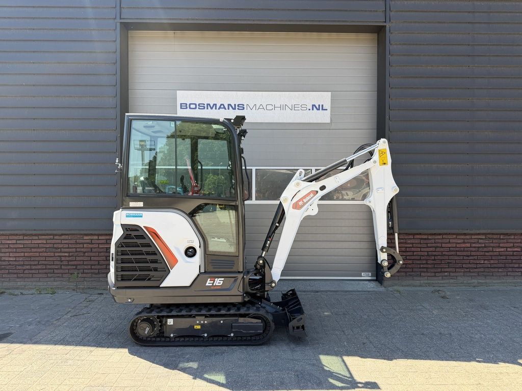 Bobcat E16 minigraver NIEUW €395 LEASE