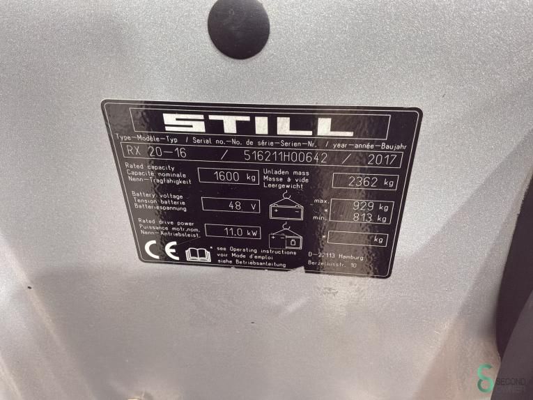 Forklifts Electric Still RX20-16 2017