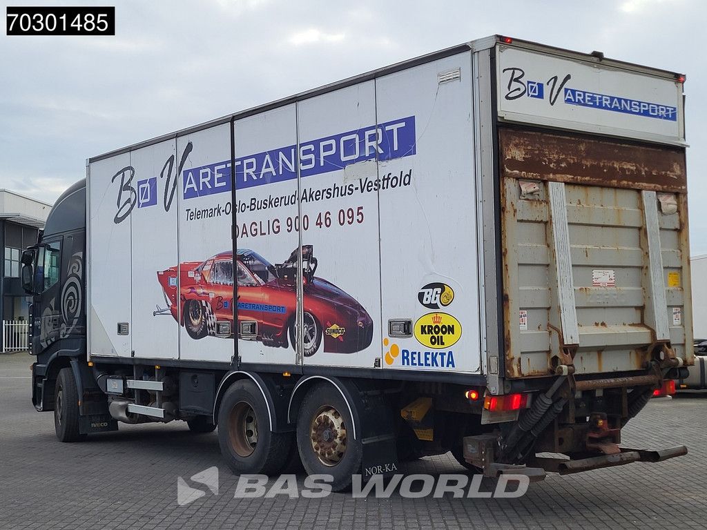 Iveco Stralis 560 6X2 Retarder Automatic Lift Axle 1500kg Tailgate Euro 5