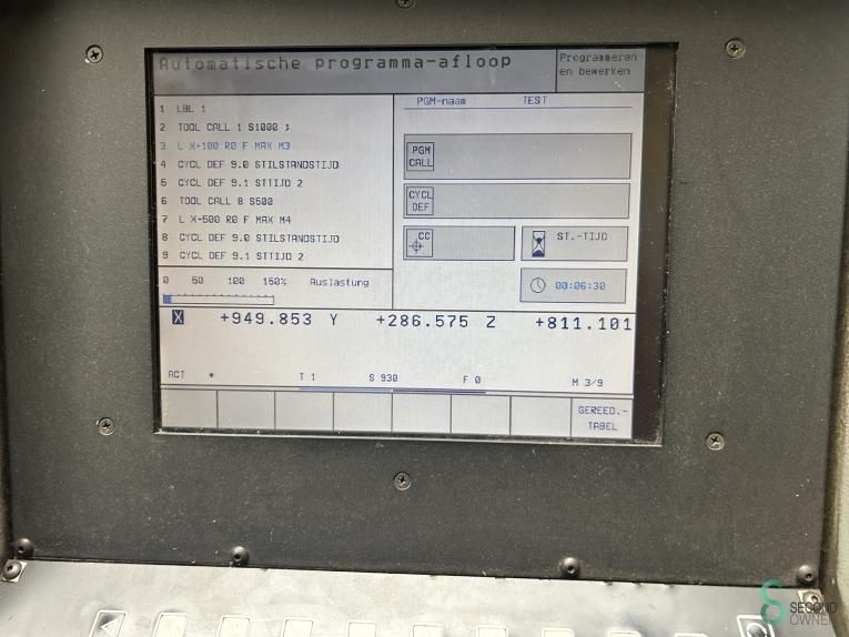 Freesmachines universeel Mikron VCP 1000 1997