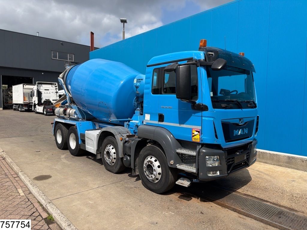 MAN TGS 32 360 8x4, EURO 6, Stetter 9m3