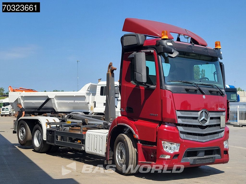 Mercedes Antos 2542 6X2 Meiller RK 20 70 Lift + Steering axle Automatic Euro 6