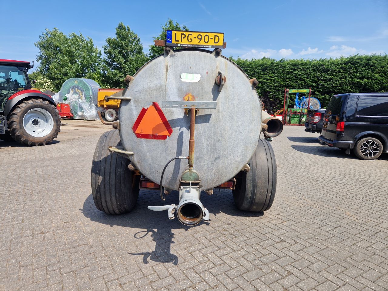 Veenhuis 4500L waterwagen transport