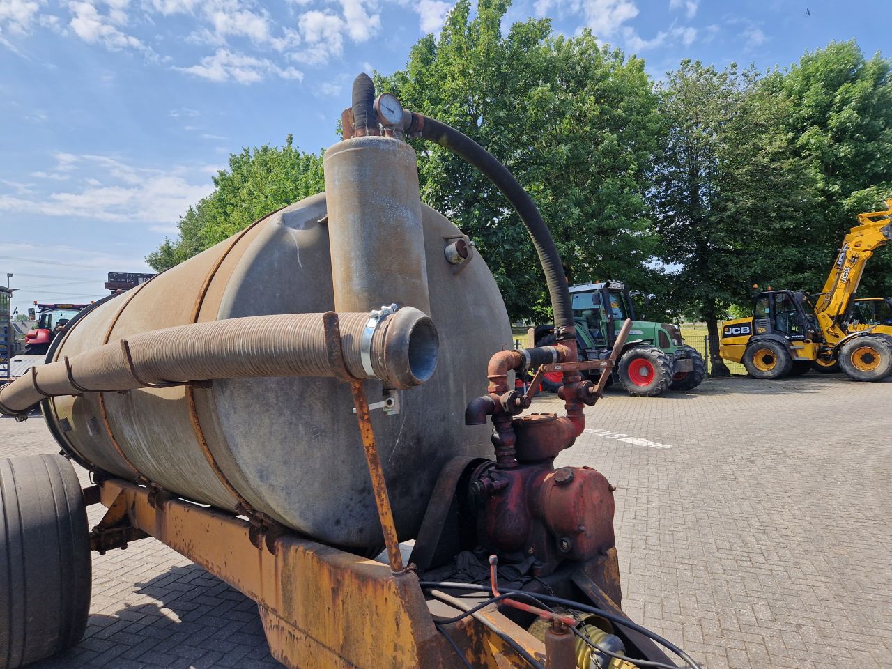 Veenhuis 4500L waterwagen transport