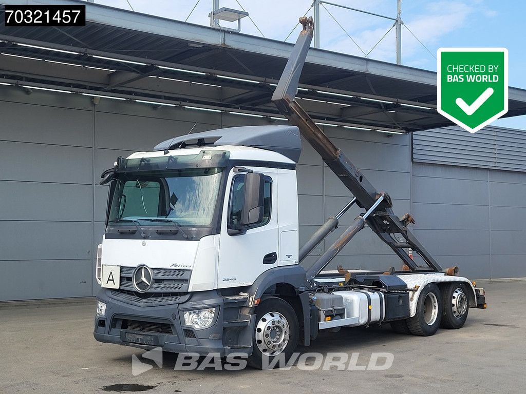 Mercedes Antos 2543 6X2 Meiller RK 20 70 Lift + Steering axle Automatic Euro 6