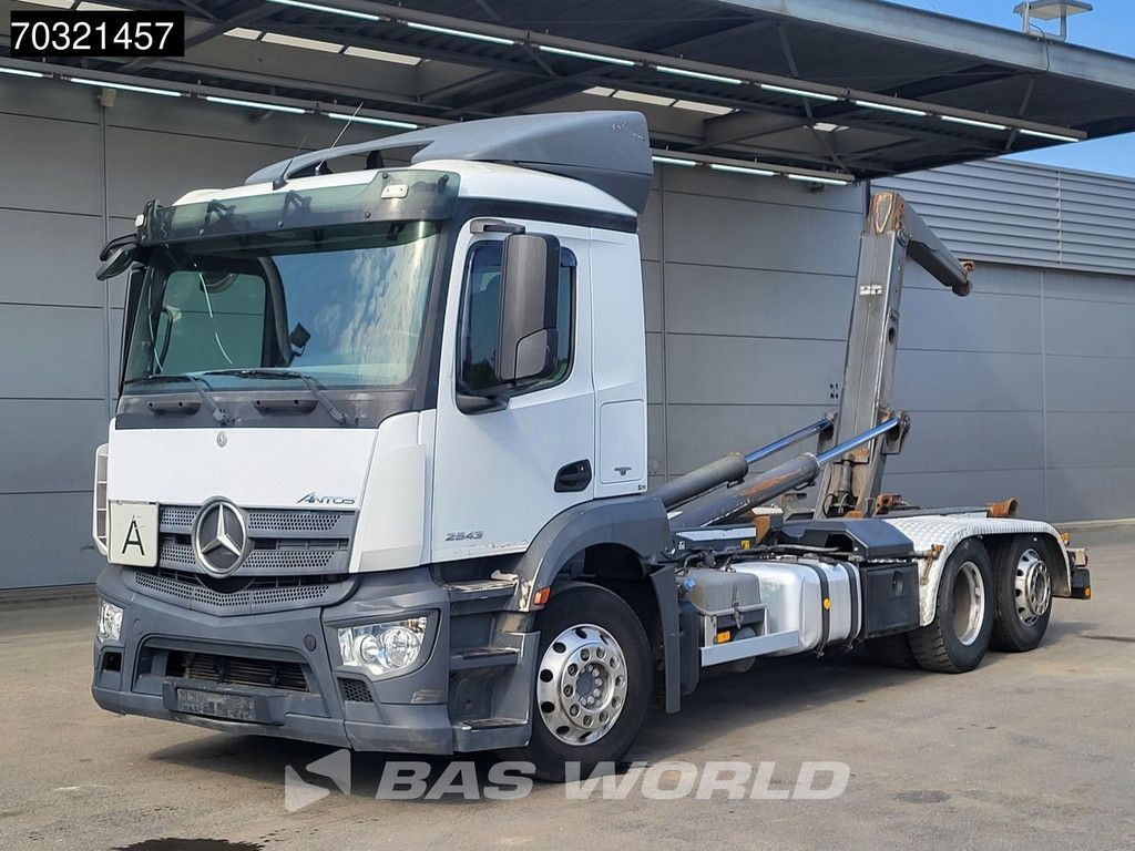 Mercedes Antos 2543 6X2 Meiller RK 20 70 Lift + Steering axle Automatic Euro 6