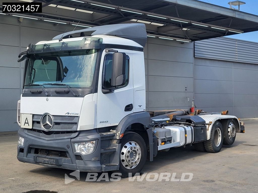 Mercedes Antos 2543 6X2 Meiller RK 20 70 Lift + Steering axle Automatic Euro 6