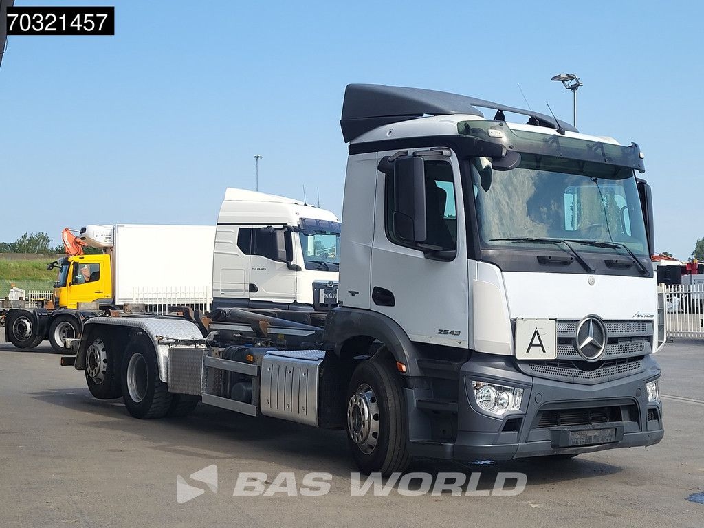 Mercedes Antos 2543 6X2 Meiller RK 20 70 Lift + Steering axle Automatic Euro 6