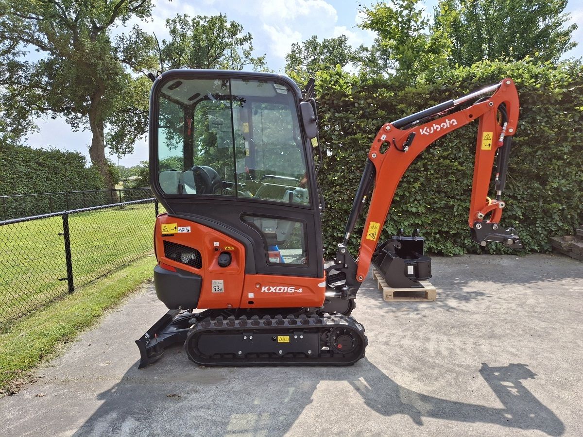 Kubota KX016-4, minigraver, minikraan, BJ2026, Nieuw!