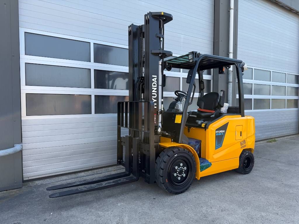 Hyundai 35BE-X elektrische heftruck 3-delige 6000mm mast t