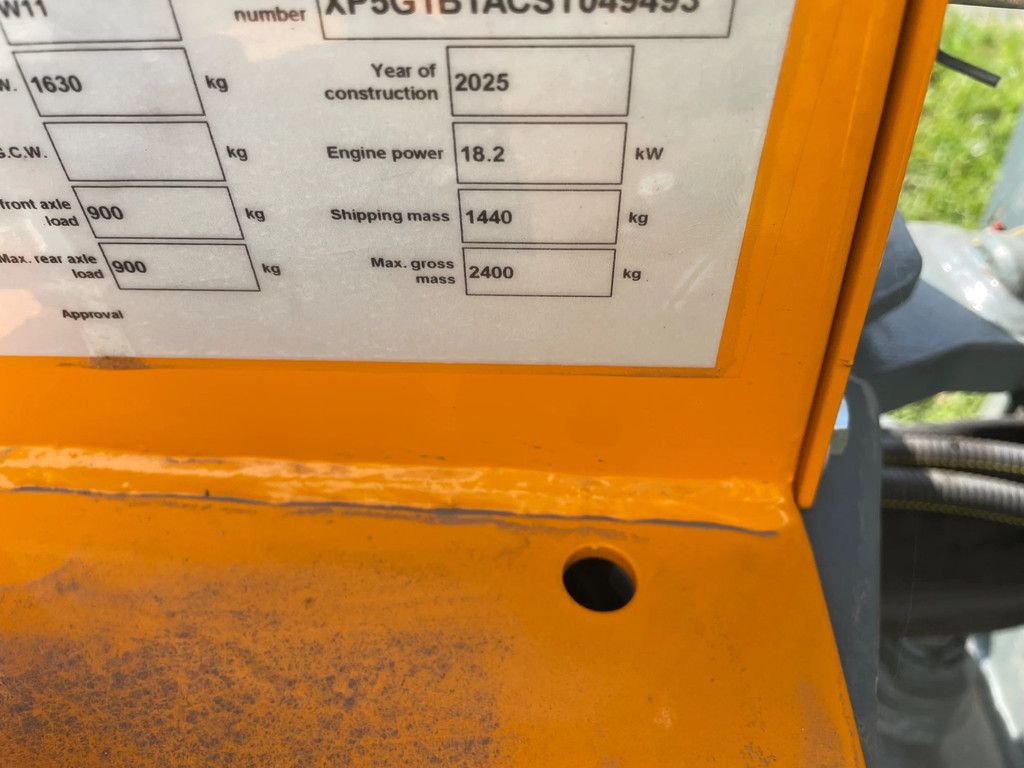 Giant G1200 kniklader shovel slechts 110 uur!