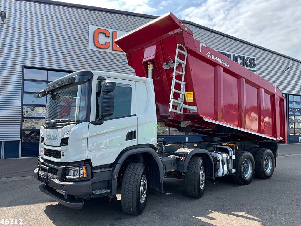 Scania P 420 8x4 Euro 6 Full steel suspension Mining tipper 24m³