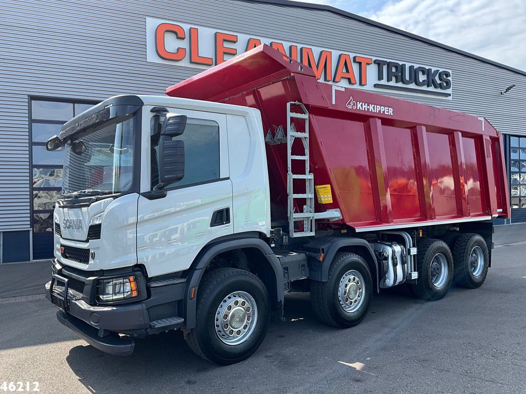 Scania P 420 8x4 Euro 6 Full steel suspension Mining tipper 24m³