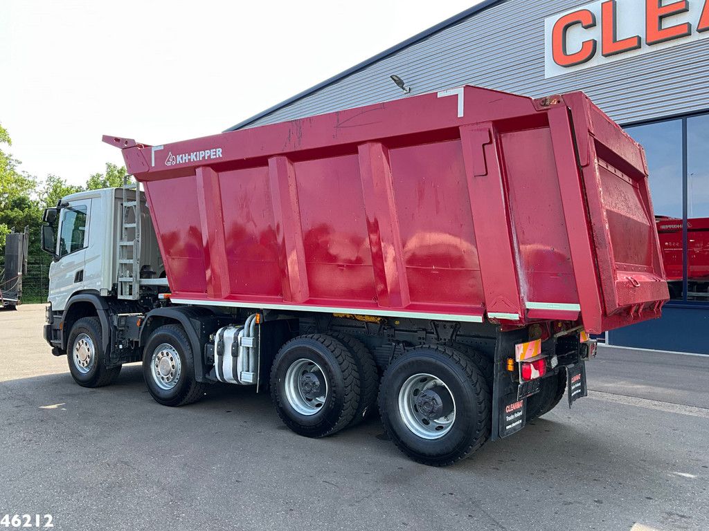 Scania P 420 8x4 Euro 6 Full steel suspension Mining tipper 24m³