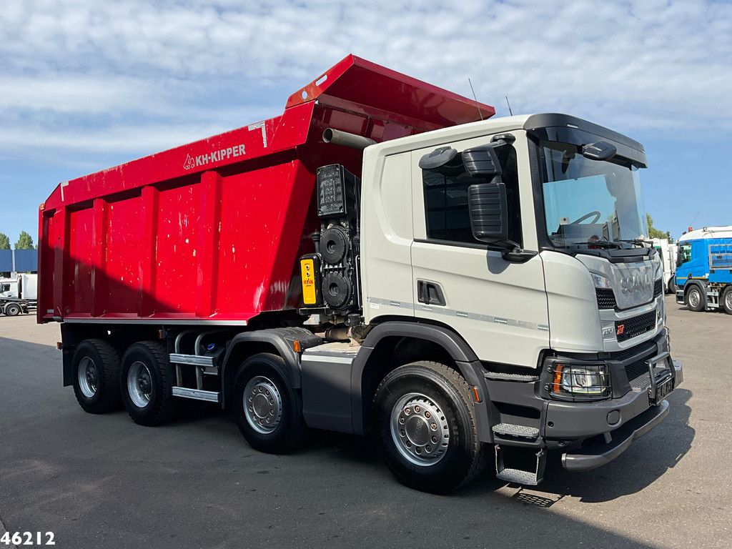 Scania P 420 8x4 Euro 6 Full steel suspension Mining tipper 24m³