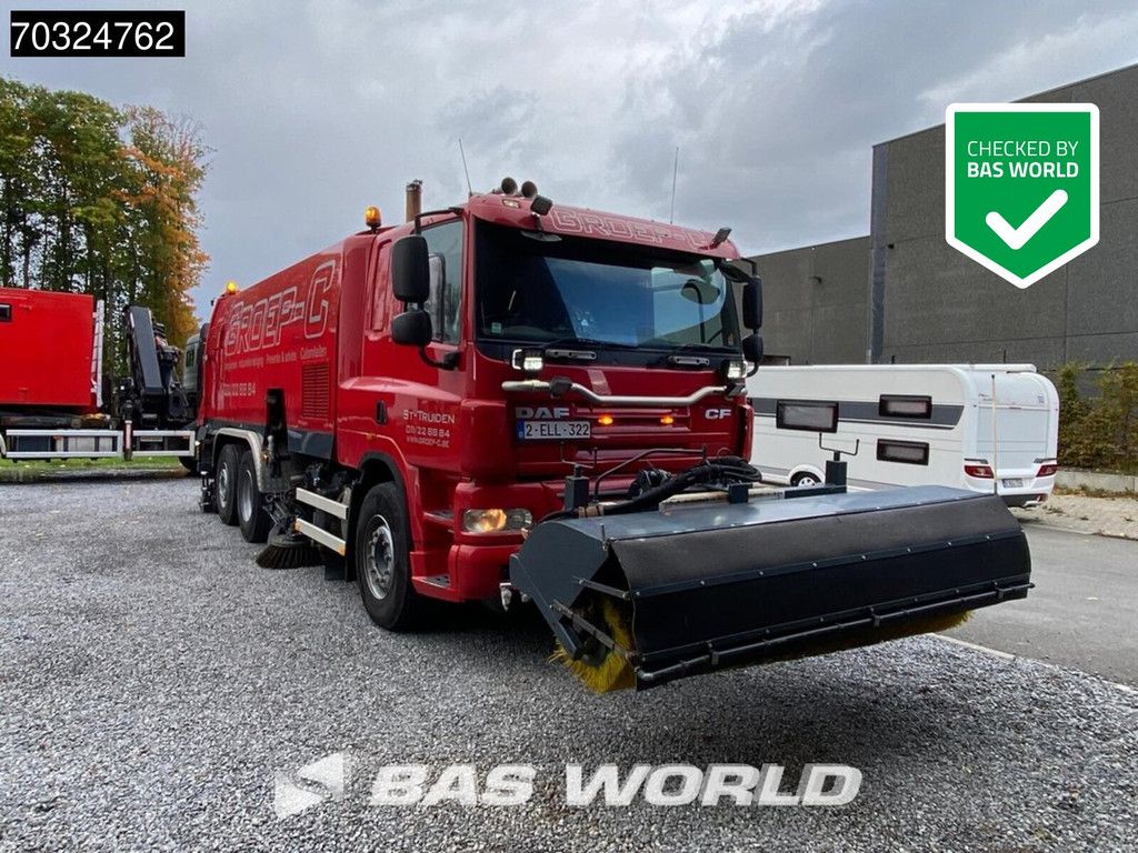 DAF CF CF85.410 6X2 Brock SL 480/2K Jumbo Sweeper 6.500hours Manual Euro 5