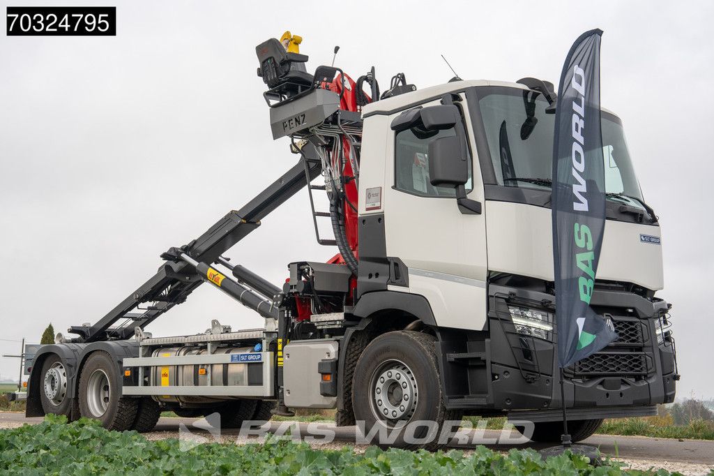 Renault C C 480 6X2 NEW! Penz Crane 15Z9.50R HYVA 20-57S Lift-Axle Euro 6