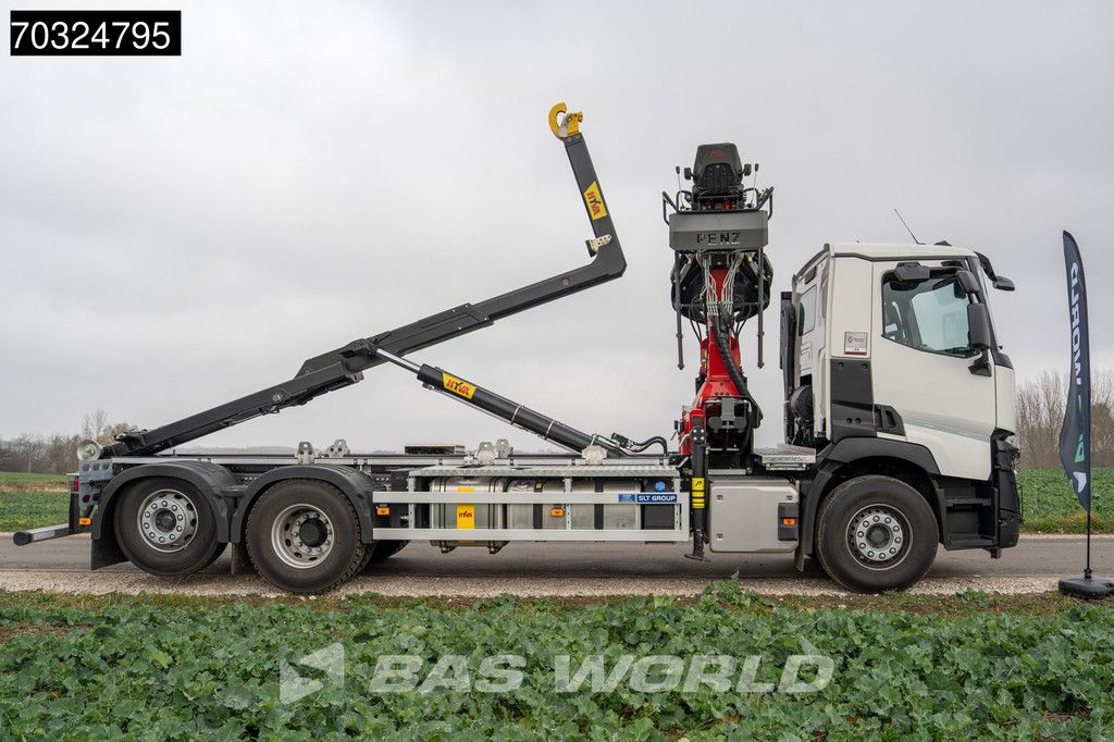 Renault C C 480 6X2 NEW! Penz Crane 15Z9.50R HYVA 20-57S Lift-Axle Euro 6