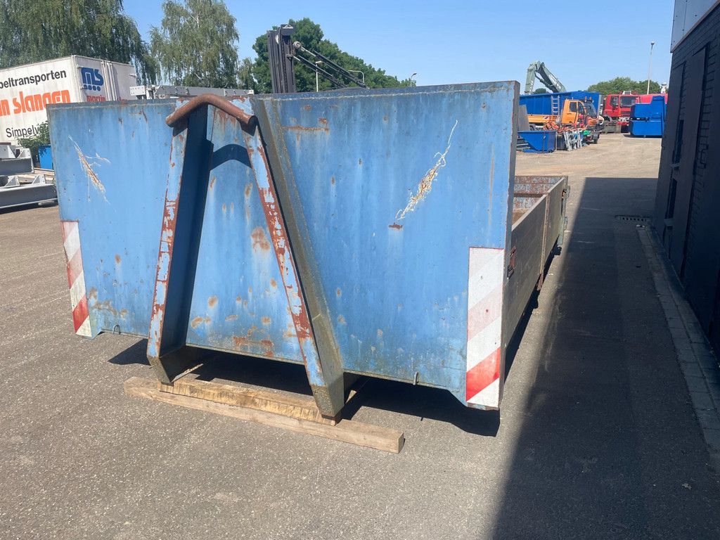 BUDE Bouw haakcontainer met alu kleppen 4,35 L x 2,50 B x 0,60 H