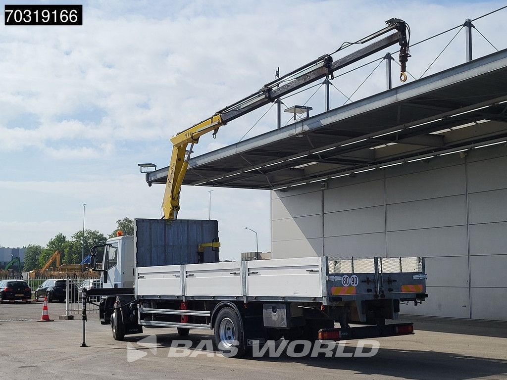 Iveco Eurocargo 160E220 4X2 HYVA V911 3S Crane Kran 750cm box Manual Euro 5