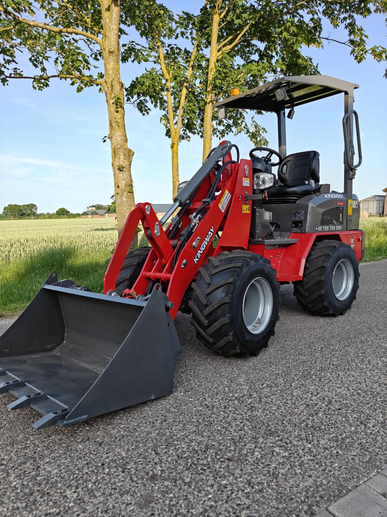 KINGWAY H190 Wiellader (knikgestuurd) – NIEUW | Kubota motor
