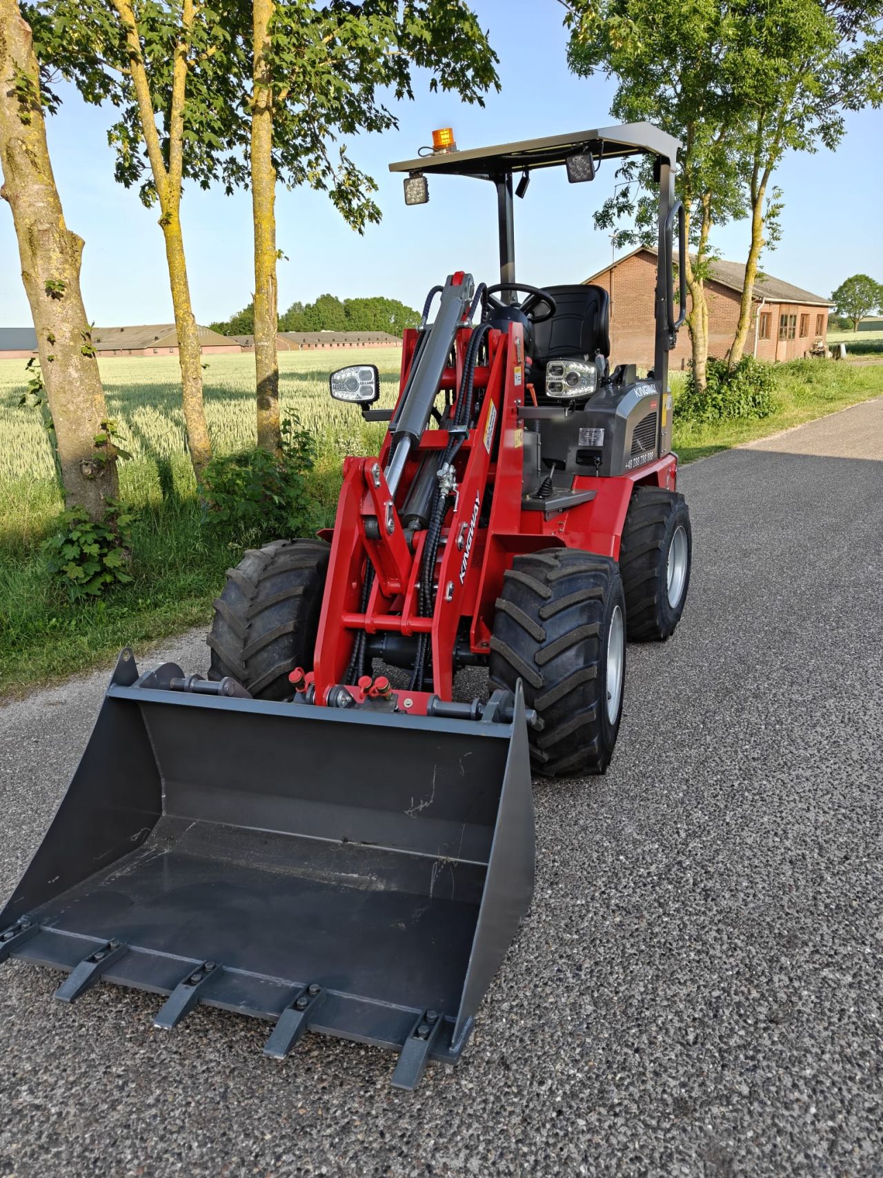 KINGWAY H190 Wiellader (knikgestuurd) – NIEUW | Kubota motor