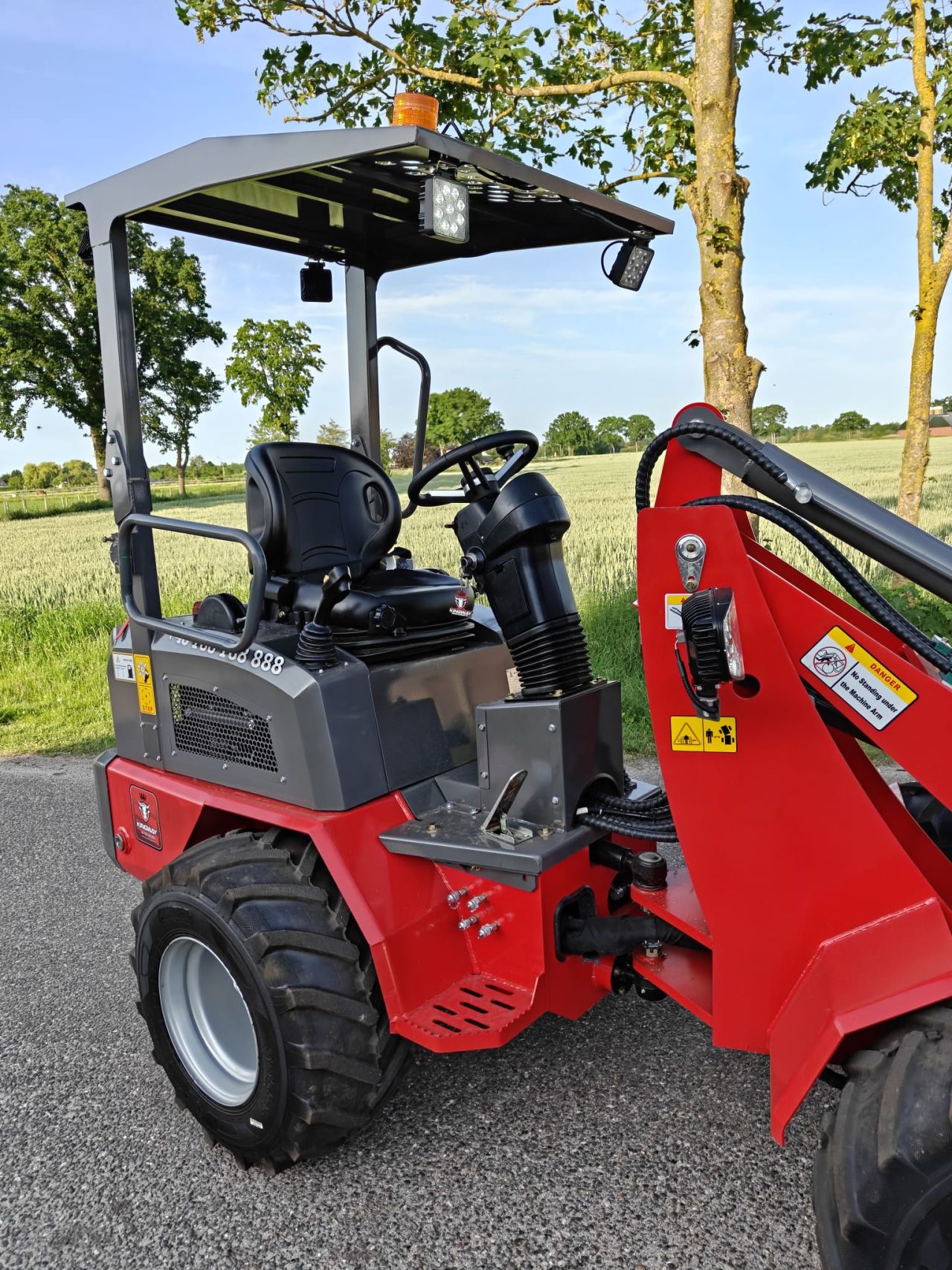 KINGWAY H190 Wiellader (knikgestuurd) – NIEUW | Kubota motor