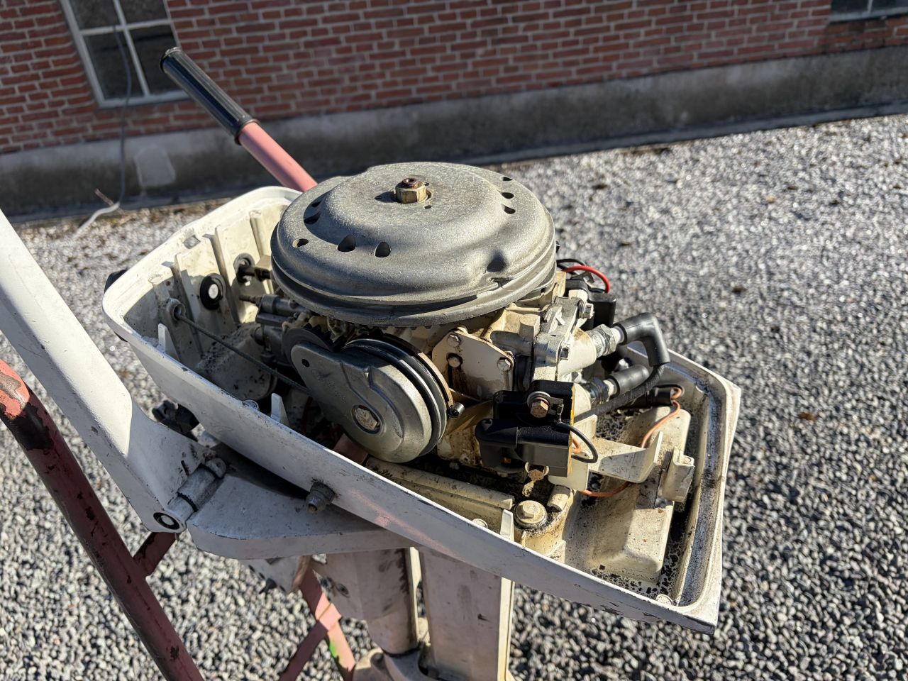 Johnson 4.5 pk buitenboordmotor 2 takt met tank