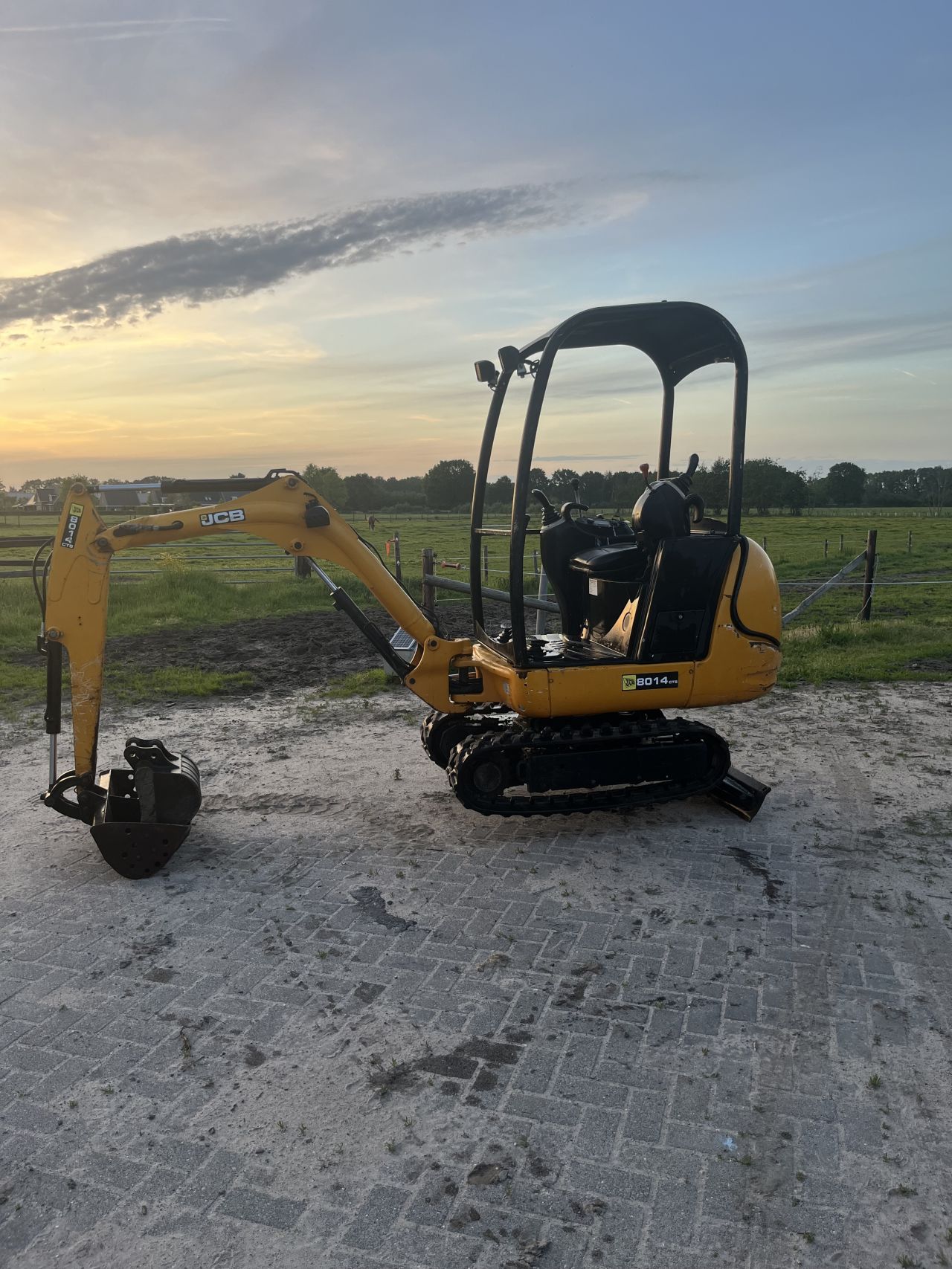 Jcb 8014 minigraver marge