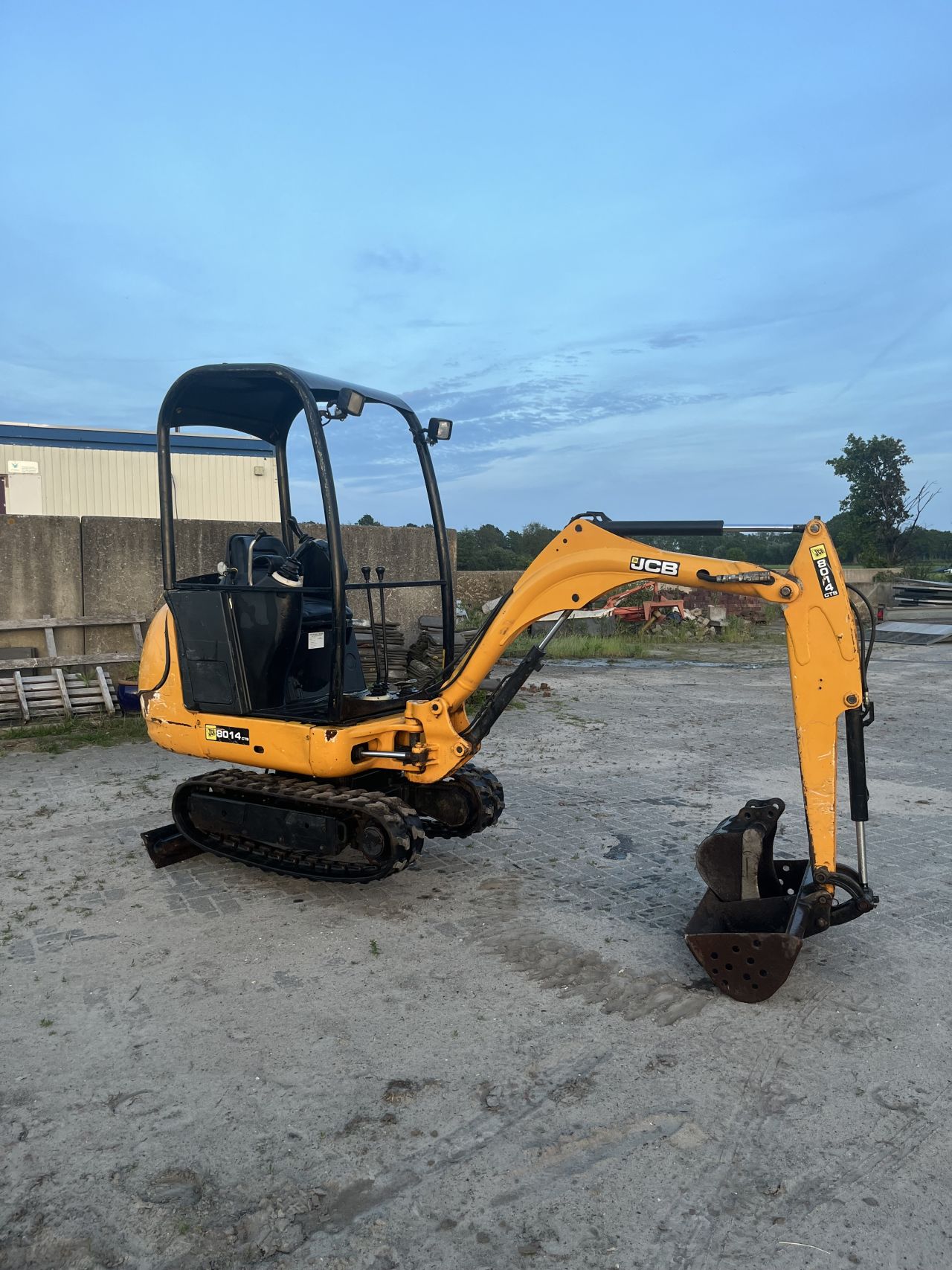 Jcb 8014 minigraver marge