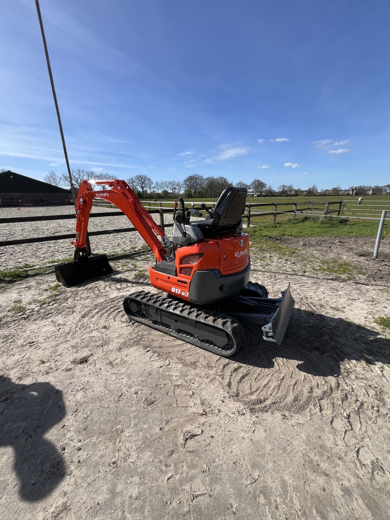Kubota u17 marge minigraver