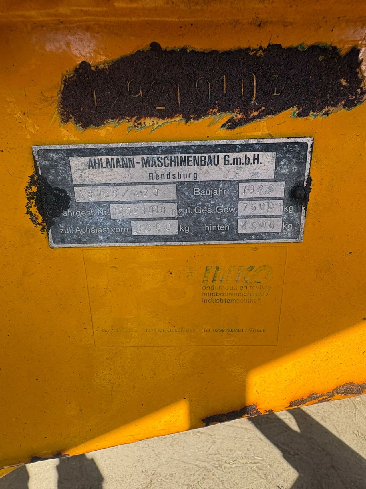 Ahlmann az9 marge shovel