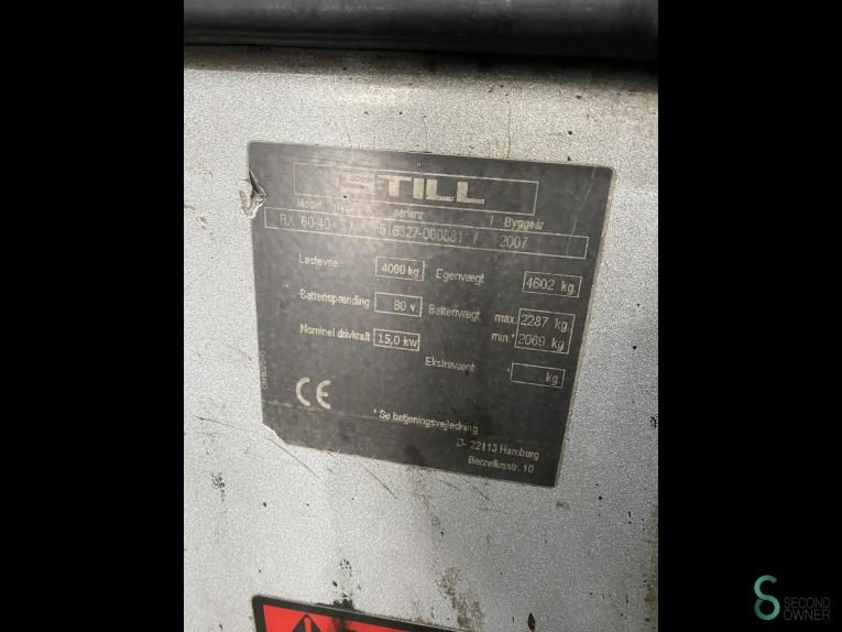 Forklifts Electric Still RX60-40 2007